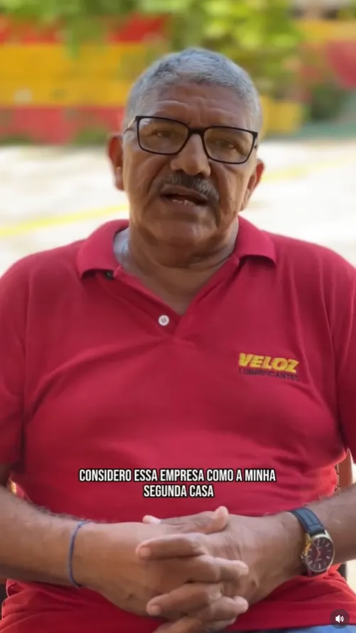 Colaborador da Veloz lubrificantes